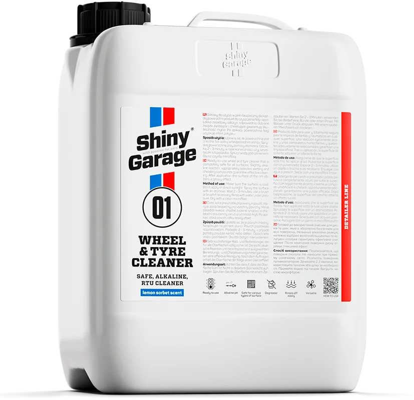Shiny Garage Wheel & Tire Cleaner Fælgrens Dækrens 5000ml